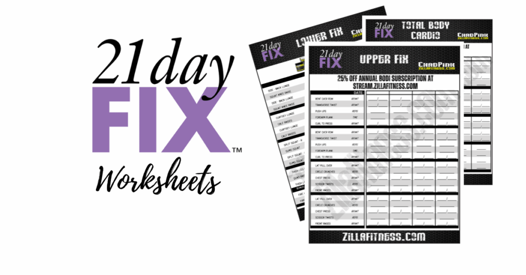 Free Improved Body Beast Workout Sheets by ZillaFitness