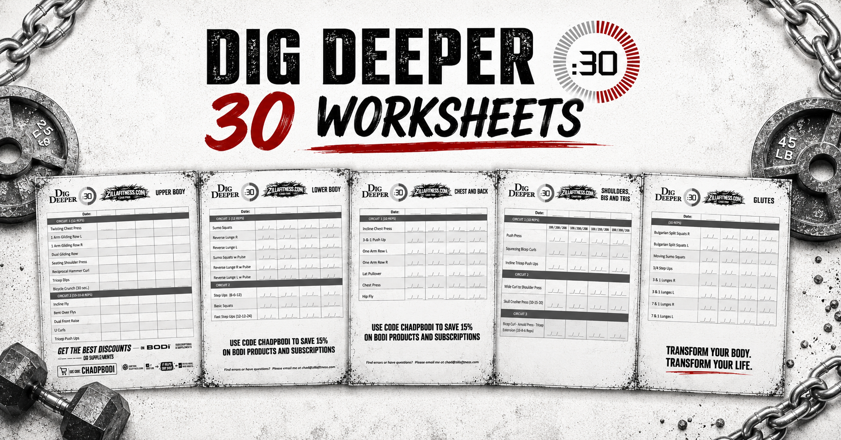 Dig Deeper 30 Worksheets