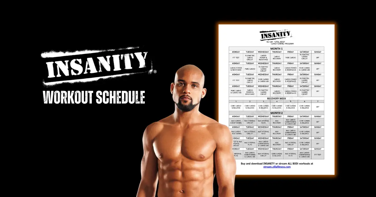 Download Your Free Insanity Workout Calendar