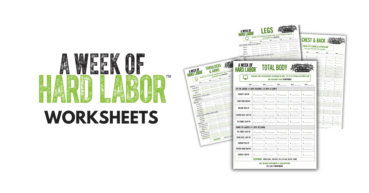 A Week of Hard Labor Worksheets