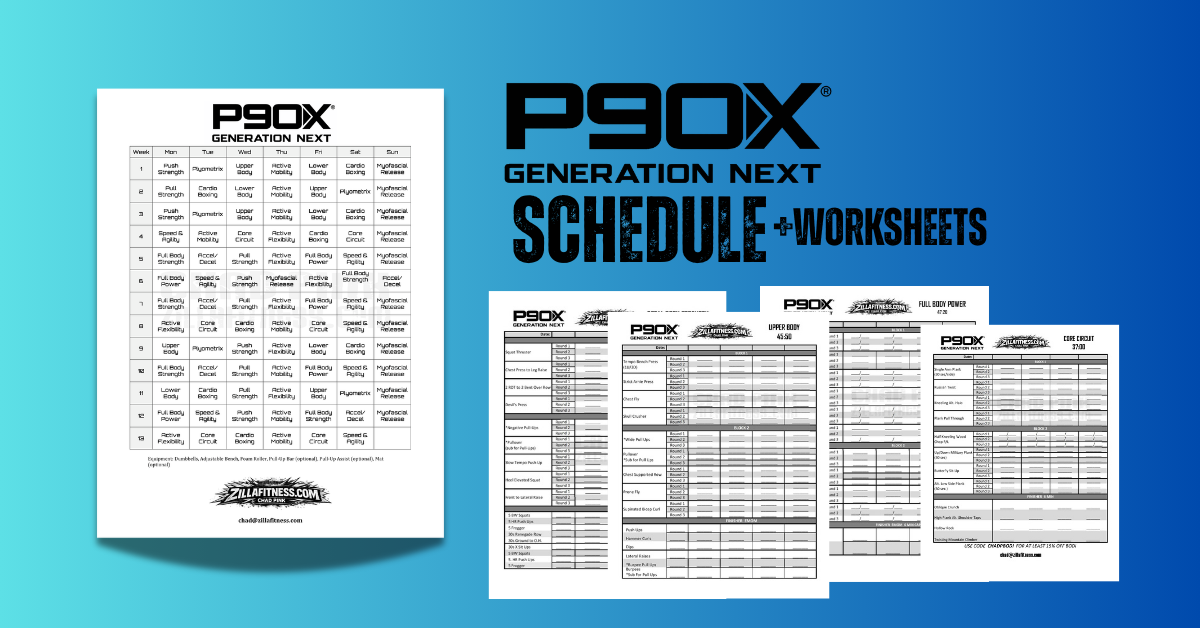 P90X Generation Next Schedule